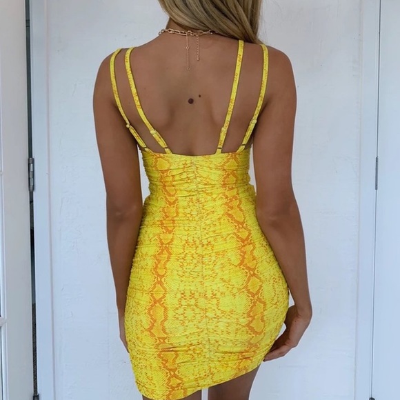 Tigermist bodycon dress w front cut outs size S - Picture 2 of 2